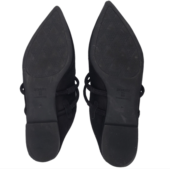 6B - Schutz | Cinderia Pointed Toe Flat Mule - Picture 7 of 10
